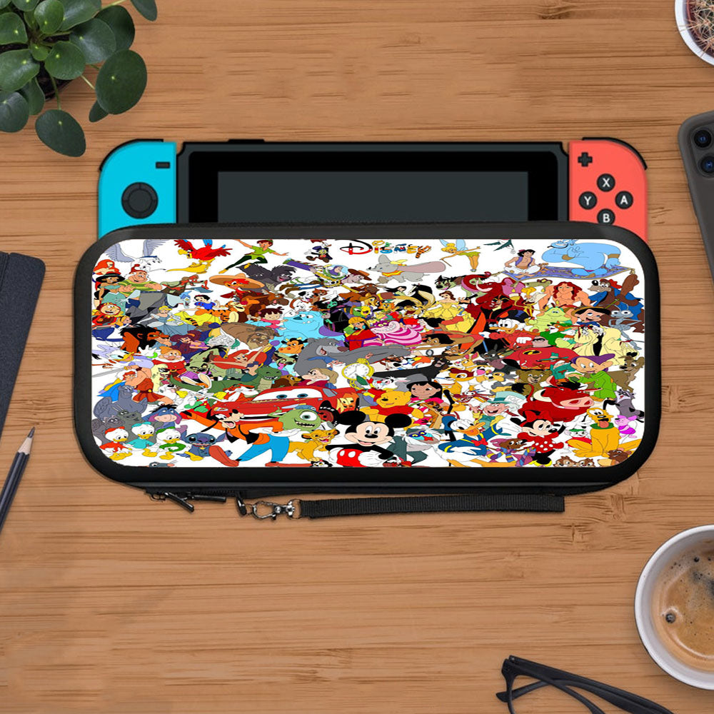 All Disney Characters Collage Protective Carry Switch Nintendo Switch 2 Case
