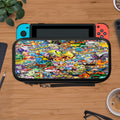 All Pokemon Go Sticker Bomb Collection Protective Carry Switch Nintendo Switch 2 Case