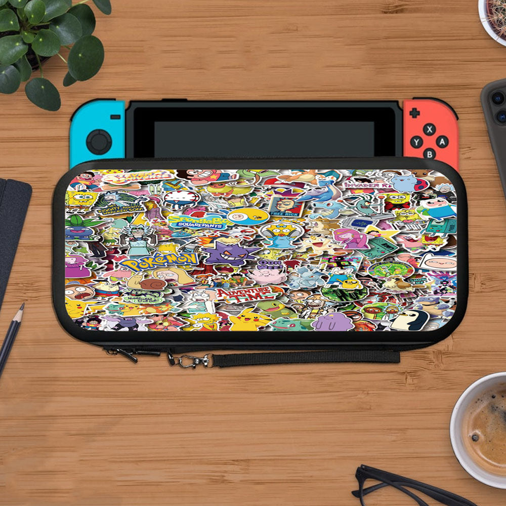 America Europe Animation Pokemon Pikachu Cartoon Protective Carry Switch Nintendo Switch 2 Case