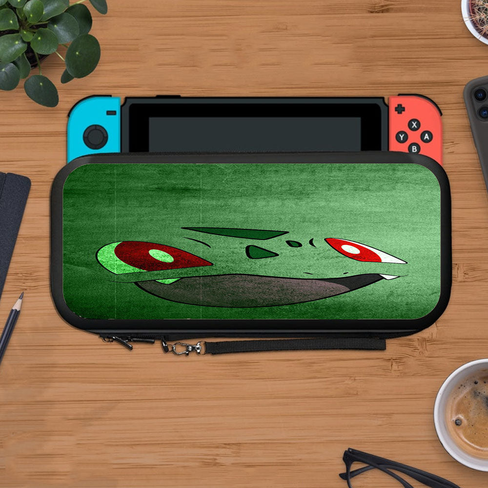 Anime Pokemon Minimalist Bulbasaur Green Protective Carry Switch Nintendo Switch 2 Case
