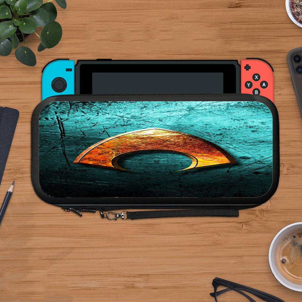Aquaman Logo Comic Dc Protective Carry Switch Nintendo Switch 2 Case