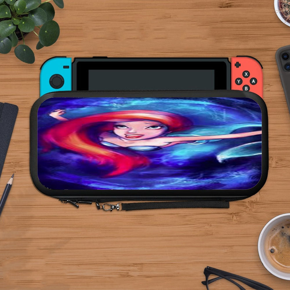 Ariel Little Mermaid Sparkling Protective Carry Switch Nintendo Switch 2 Case