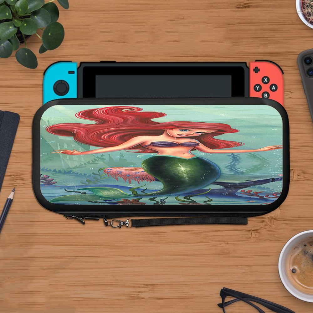 Ariel Little Mermaid Wallpaper Protective Carry Switch Nintendo Switch 2 Case