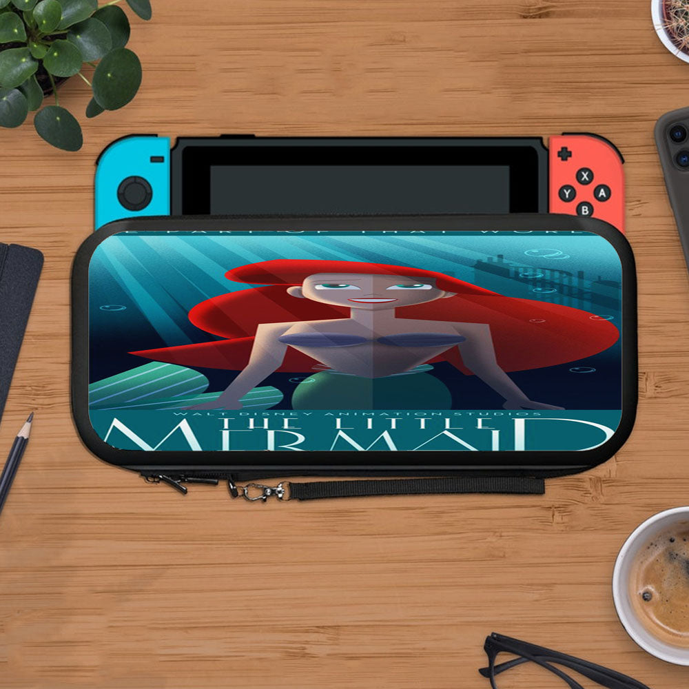 Ariel Mermaid Poster Protective Carry Switch Nintendo Switch 2 Case