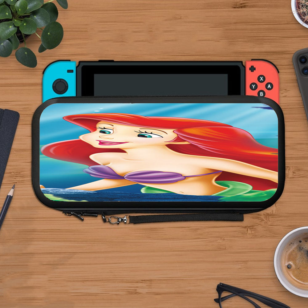 Ariel Mermaid Princess Art Protective Carry Switch Nintendo Switch 2 Case