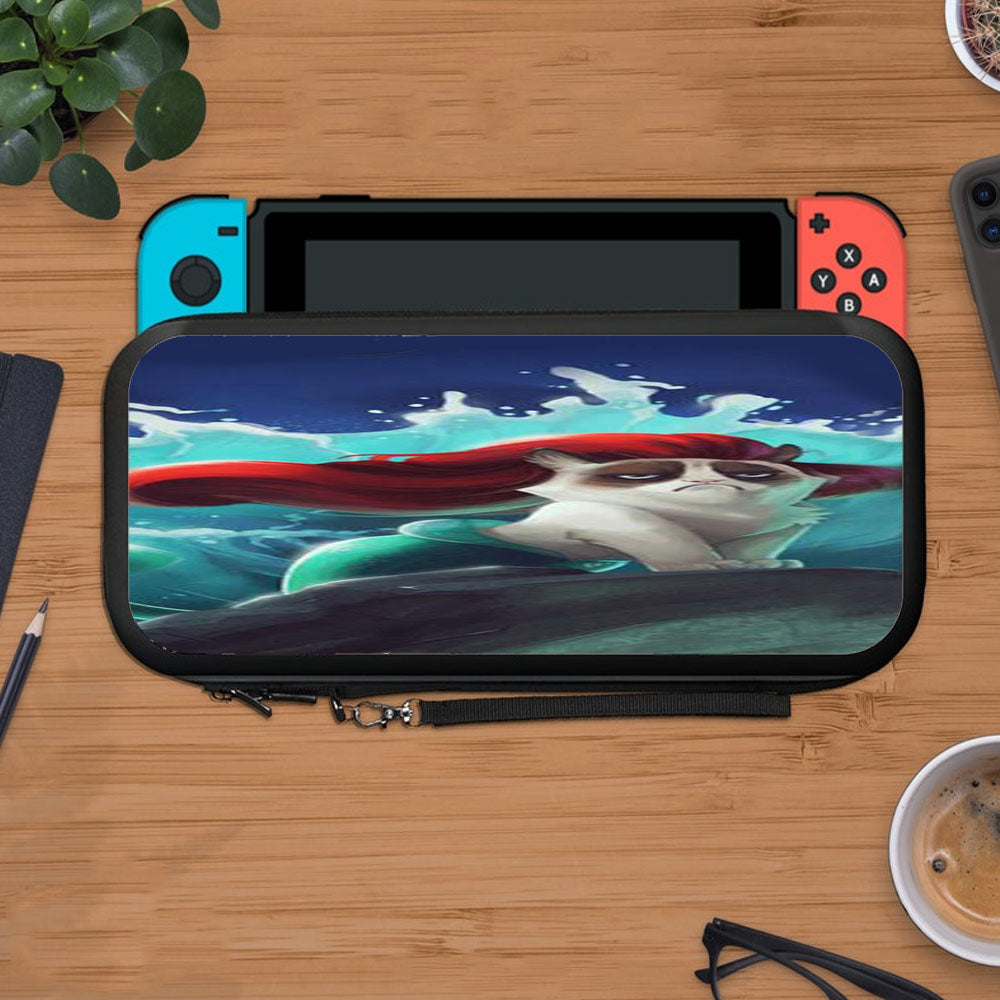 Ariel The Grumpy Cat Protective Carry Switch Nintendo Switch 2 Case