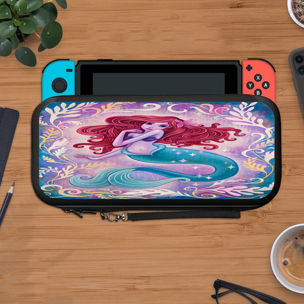 Art Ariel Little Mermaid Protective Carry Switch Nintendo Switch 2 Case