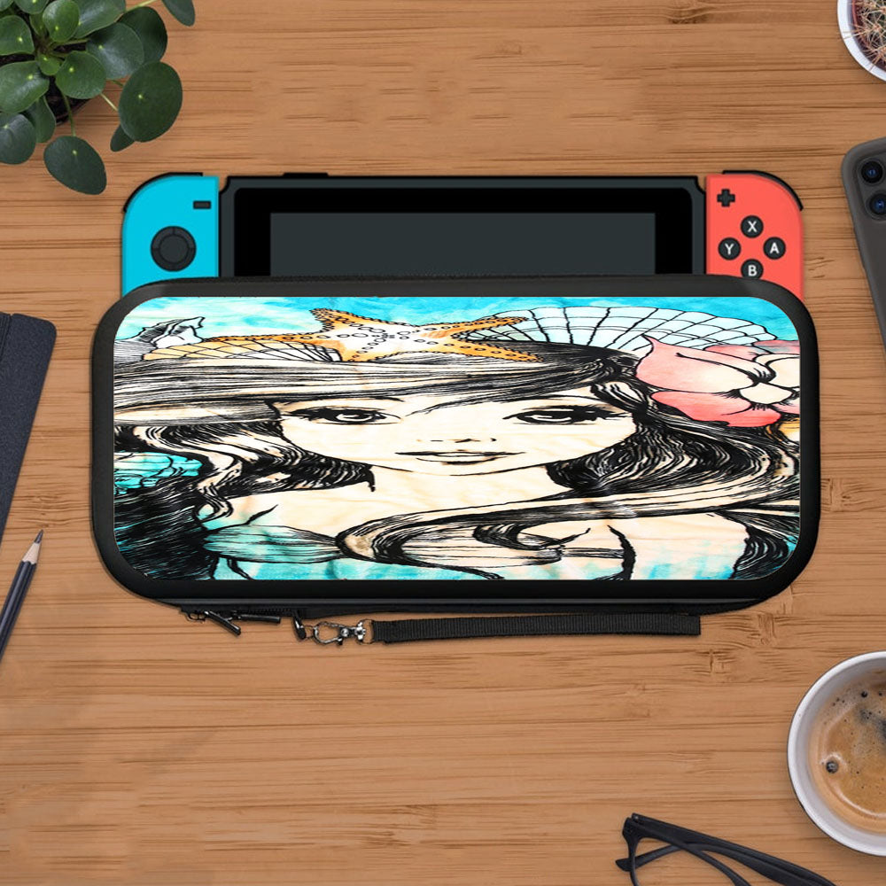 Art Ariel Mermaid Watercolor Protective Carry Switch Nintendo Switch 2 Case