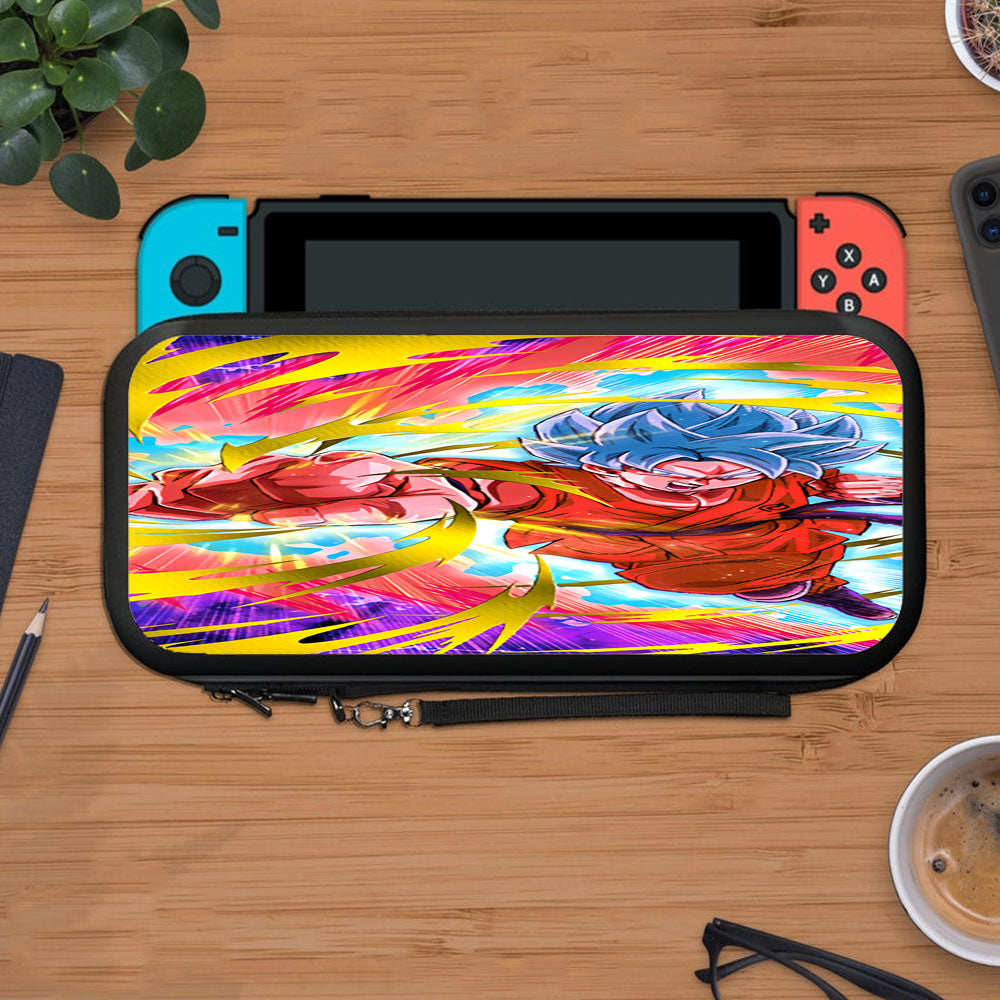 Ascended Blow Super Saiyan God Ss Goku Protective Carry Switch Nintendo Switch 2 Case