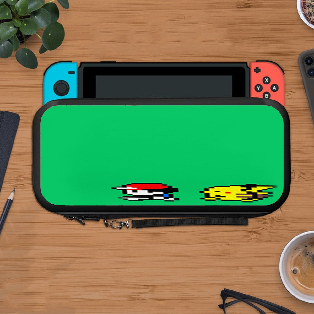 Ash And Pikachu 8 Bit Pokemon Protective Carry Switch Nintendo Switch 2 Case