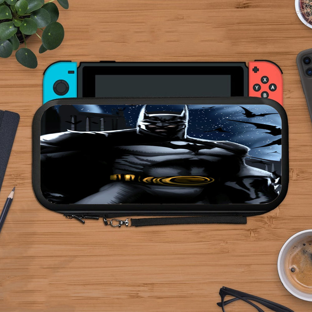Baatman Comics Wallpaper Protective Carry Switch Nintendo Switch 2 Case