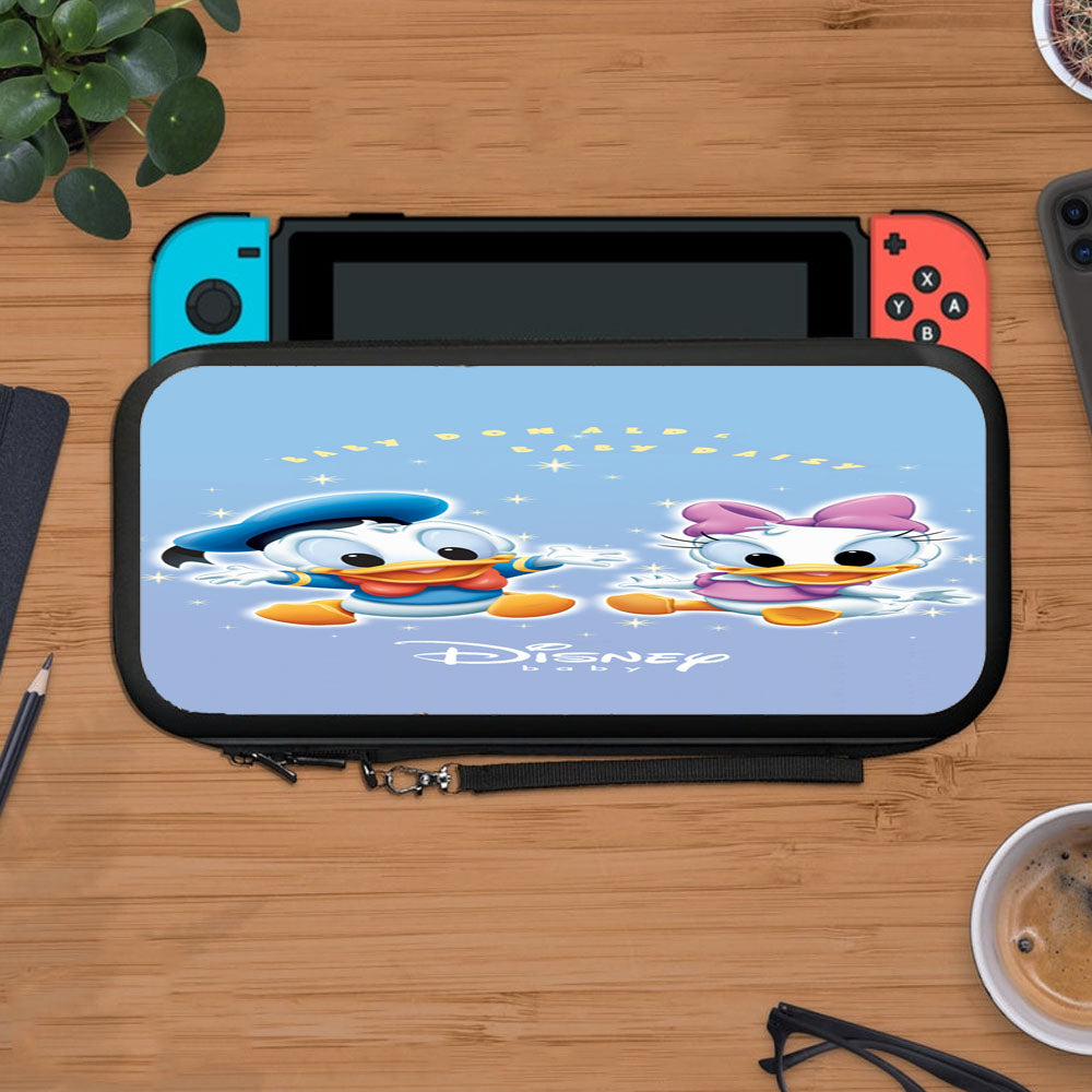 Baby Donald And Daisy Duck Wallpaper Protective Carry Switch Nintendo Switch 2 Case