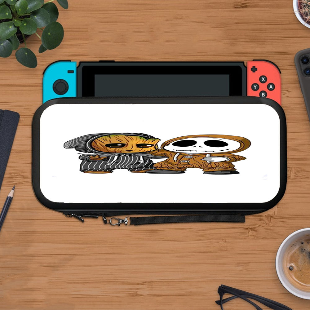 Baby Groot And Baby Jack Skellington Protective Carry Switch Nintendo Switch 2 Case