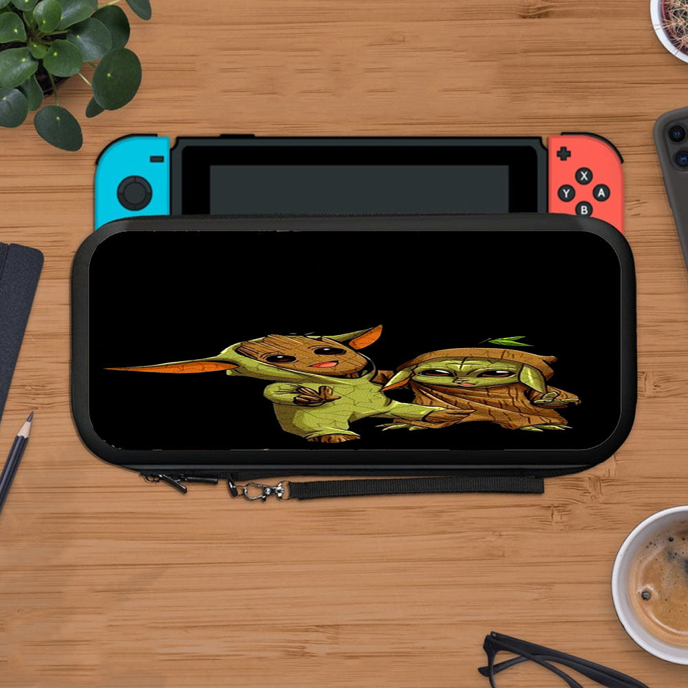Baby Yoda X Baby Groot Puzzle Protective Carry Switch Nintendo Switch 2 Case