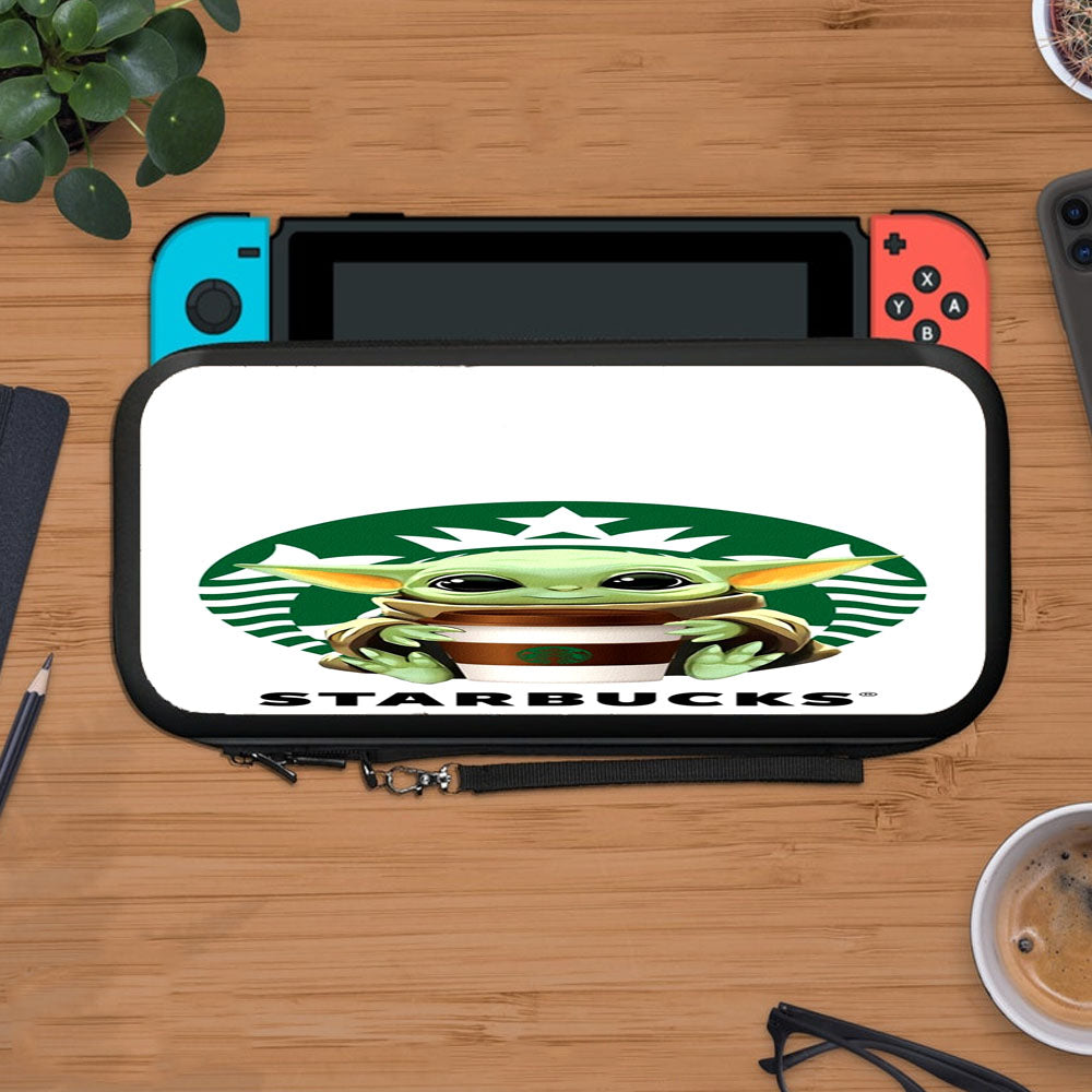 Baby Yoda X Starbucks Coffe Protective Carry Switch Nintendo Switch 2 Case