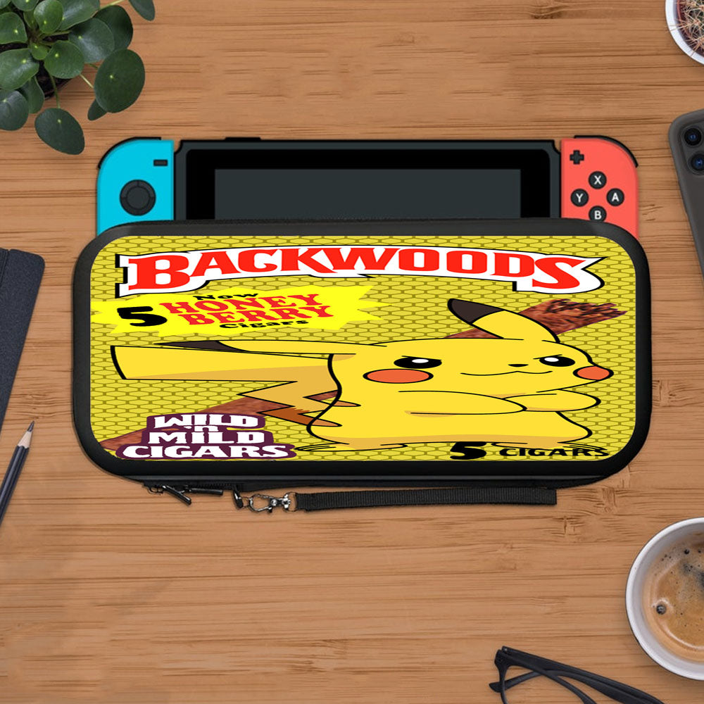 Backwoods Pikachu Blunt Wraps Protective Carry Switch Nintendo Switch 2 Case