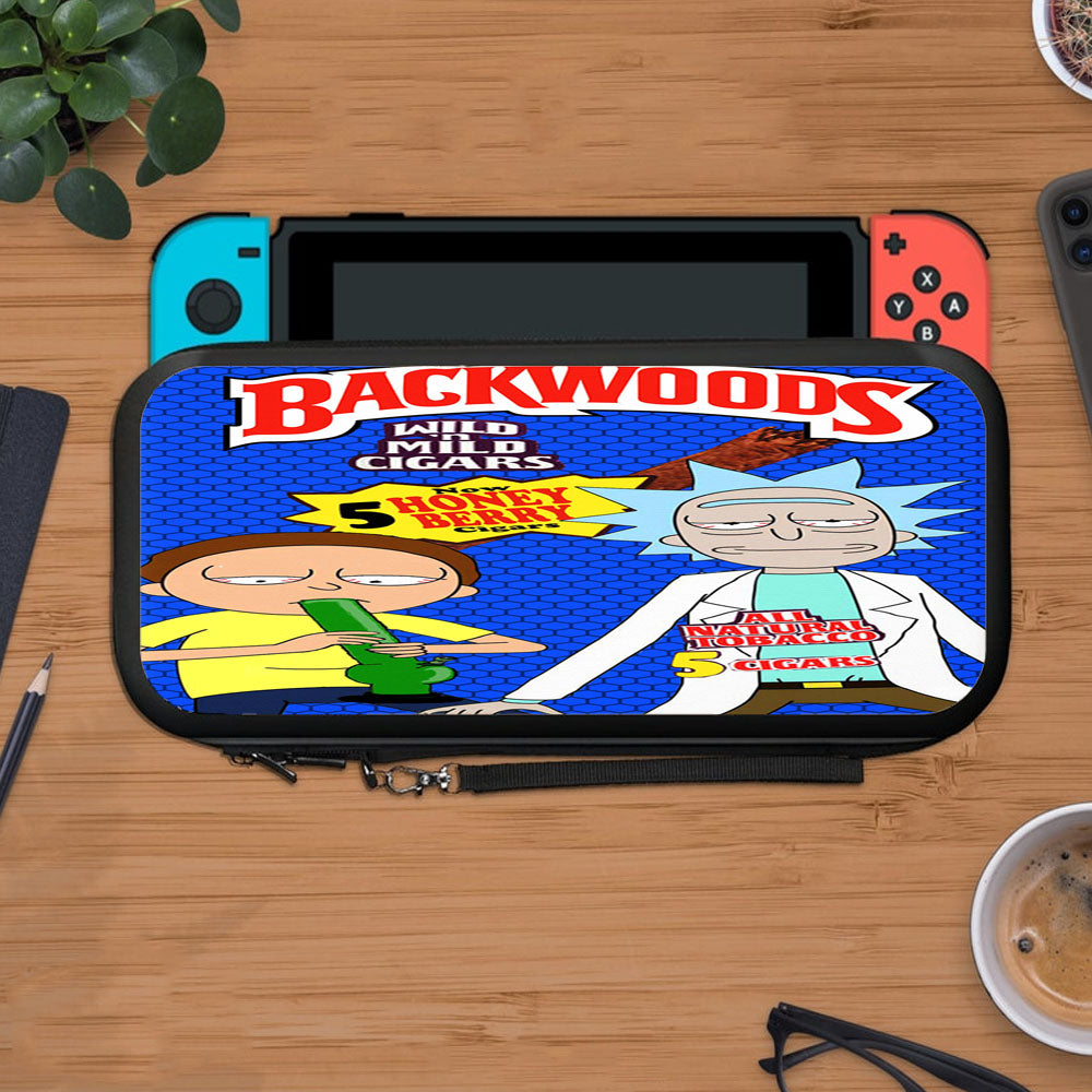 Backwoods X Rick And Morty Protective Carry Switch Nintendo Switch 2 Case