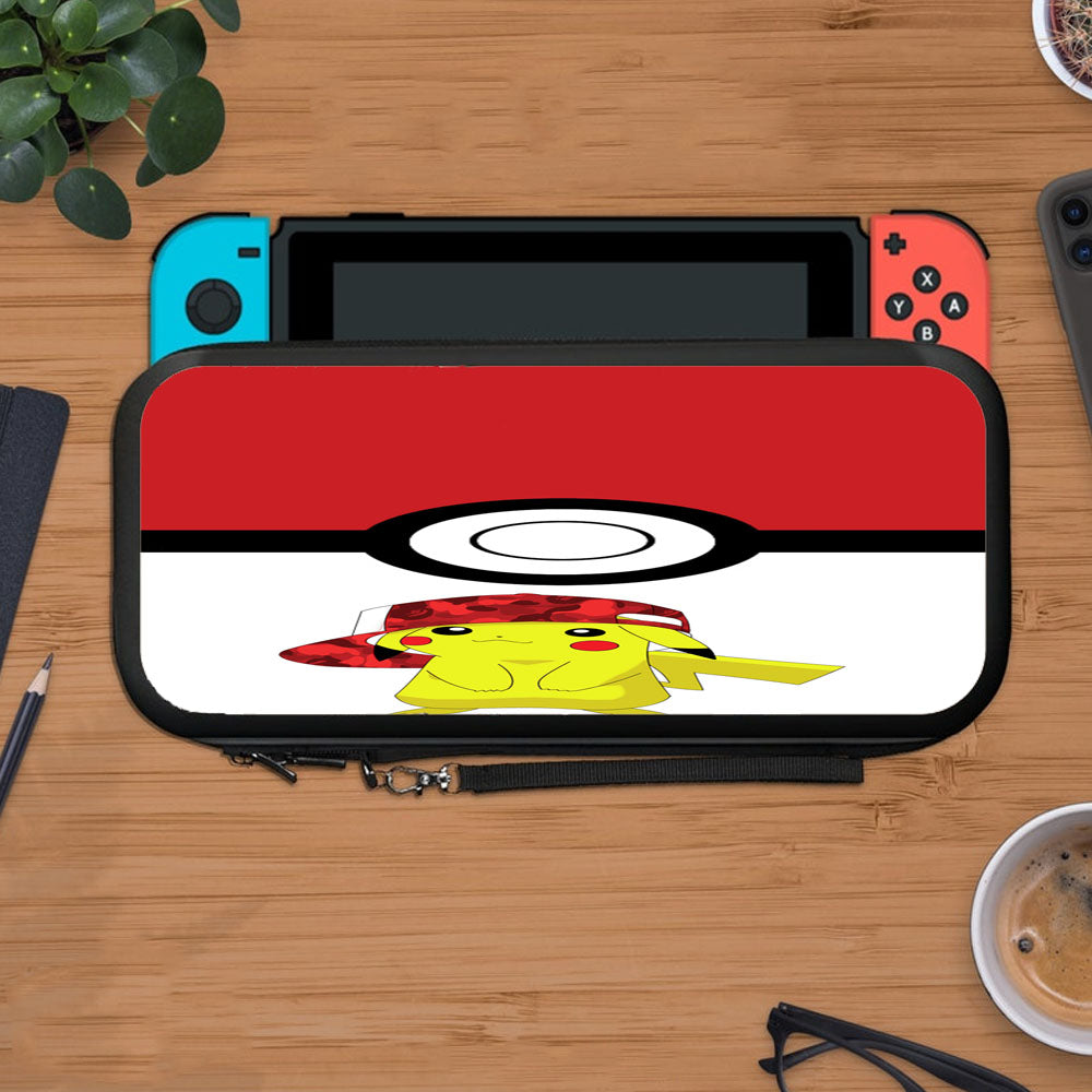 Bape Pikachi Pokemon Ball Protective Carry Switch Nintendo Switch 2 Case