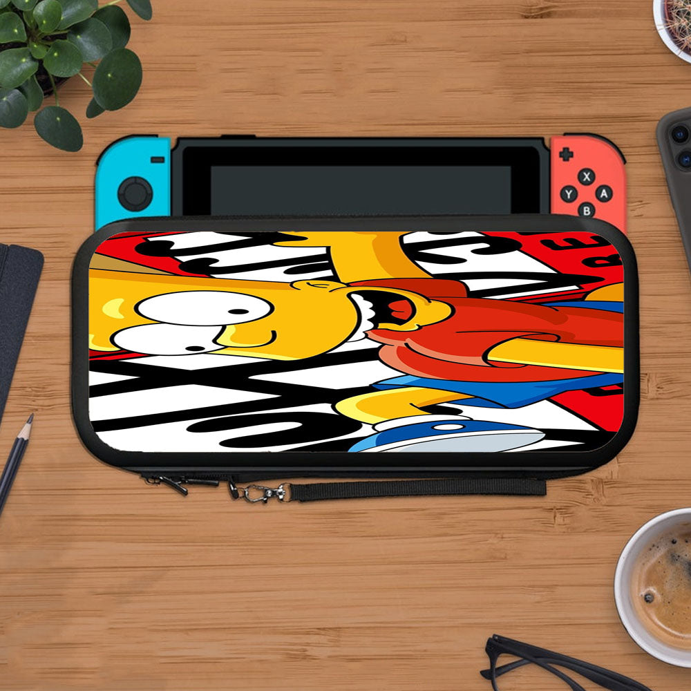 Bart The Simpsons Duff Protective Carry Switch Nintendo Switch 2 Case