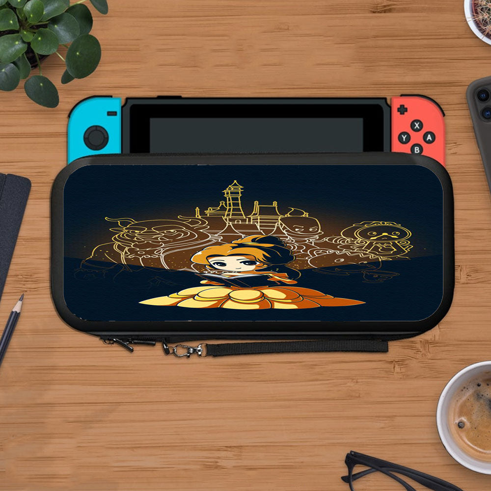 Beauty And The Beast Disney Silhouette Protective Carry Switch Nintendo Switch 2 Case