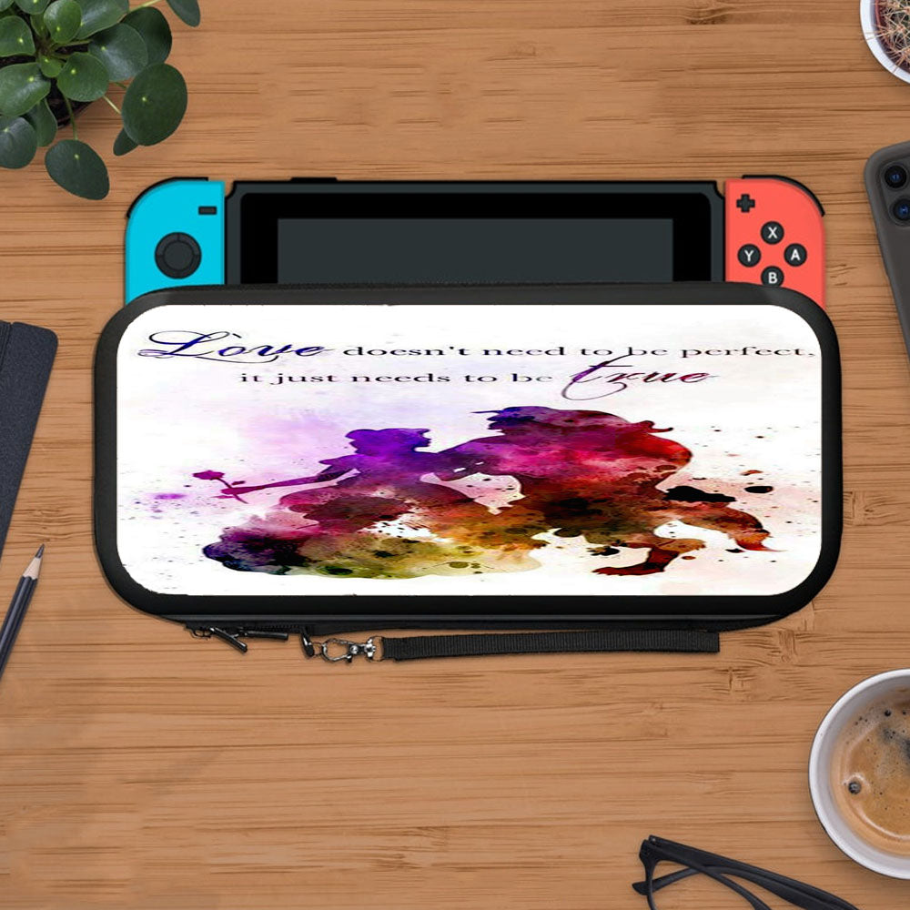 Beauty And The Beast Watercolour Protective Carry Switch Nintendo Switch 2 Case