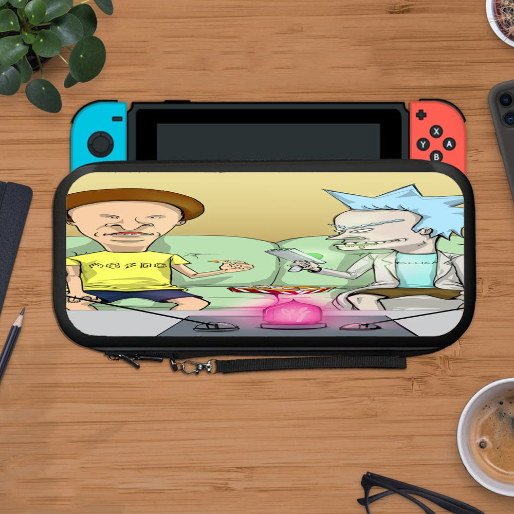 Beavis And Butt Head Feat Rick And Morty Protective Carry Switch Nintendo Switch 2 Case