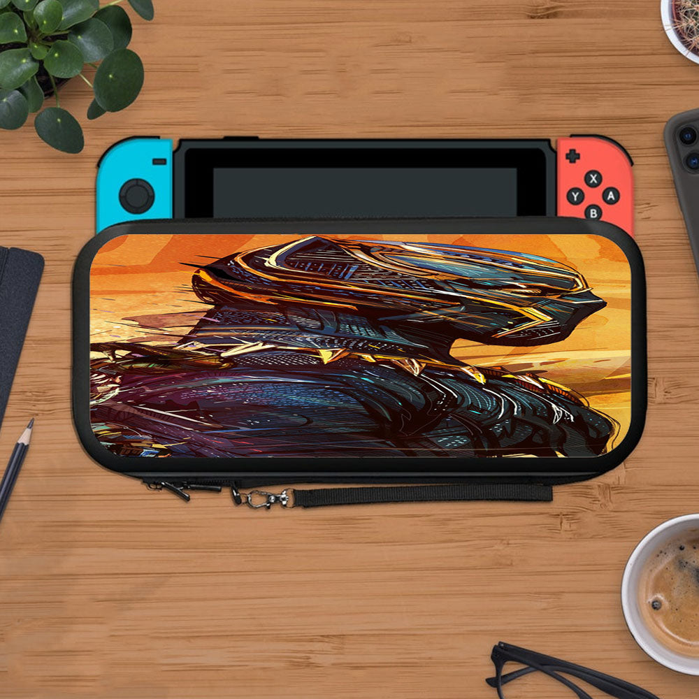 Black Panther Gold Artwork Protective Carry Switch Nintendo Switch 2 Case