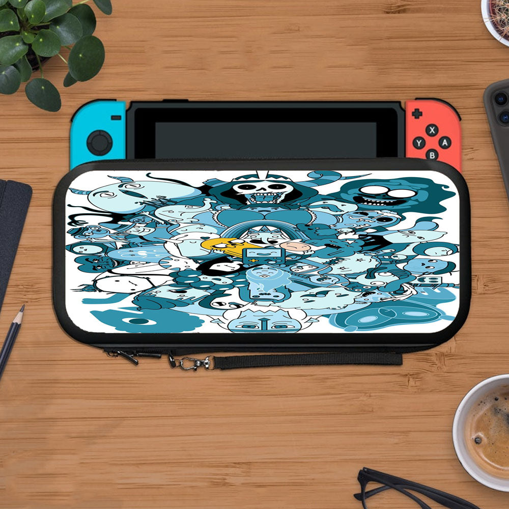Blue Adventure Time Protective Carry Switch Nintendo Switch 2 Case