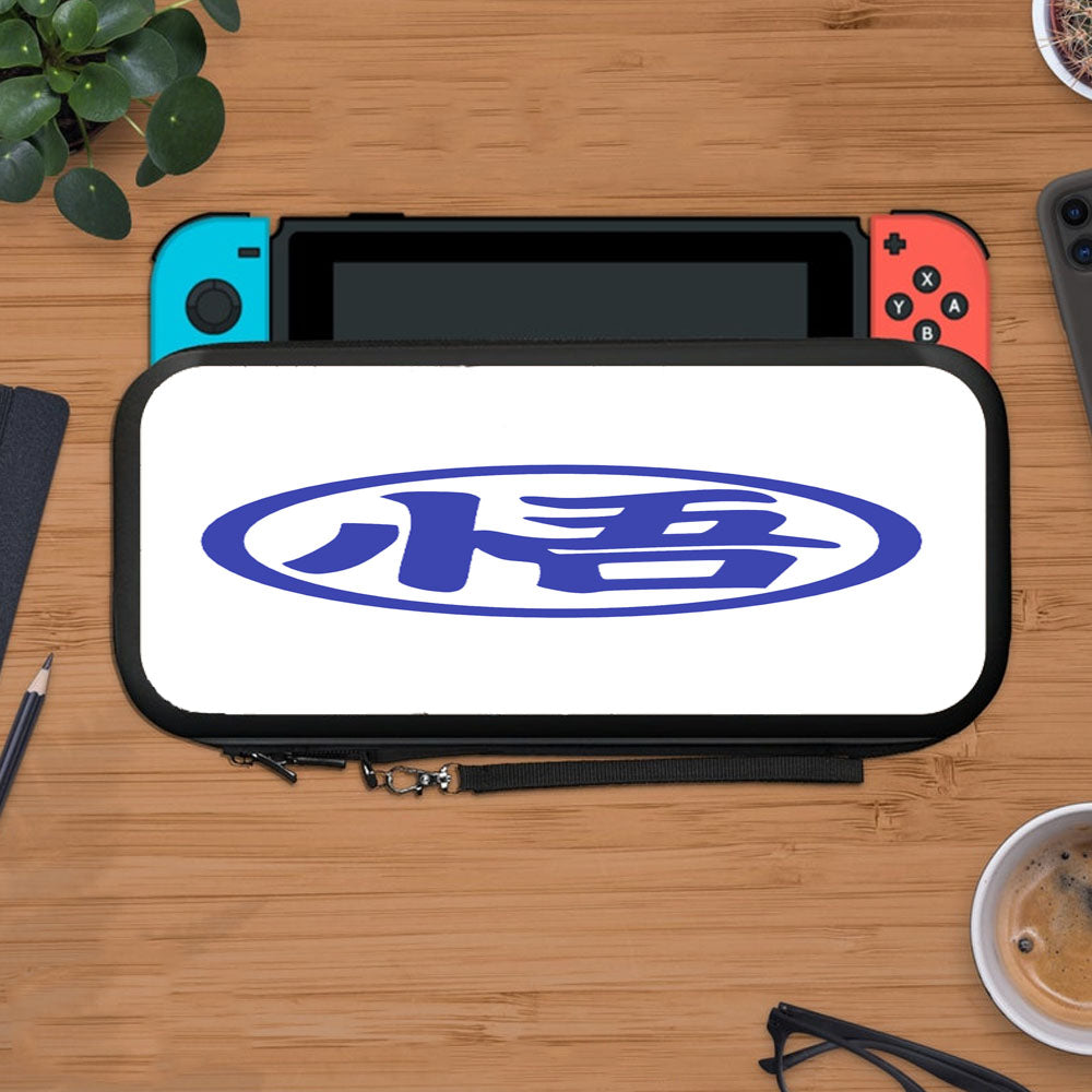 Blue Kanji Goku Dragon Ball Z Logo Protective Carry Switch Nintendo Switch 2 Case