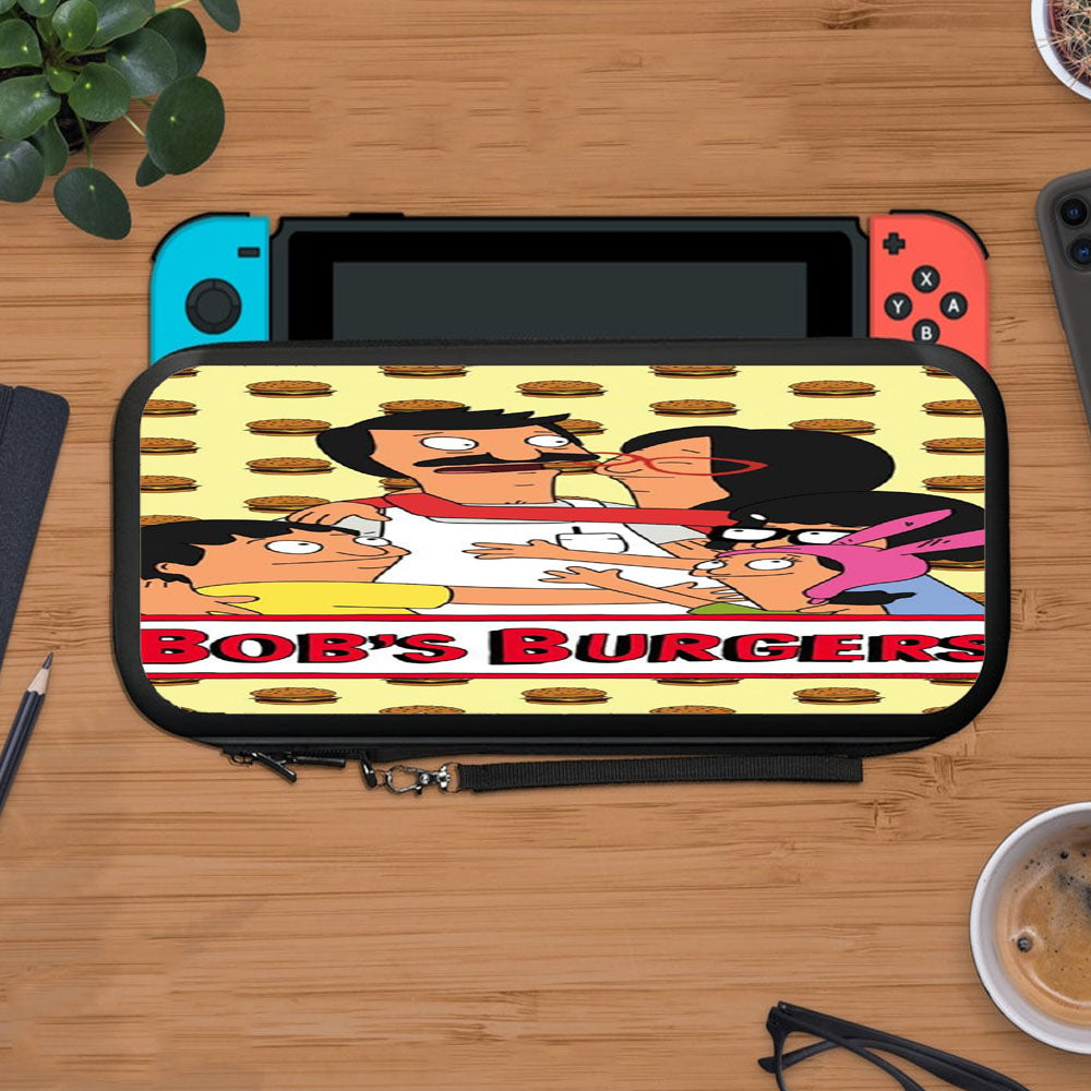 Bobs Burgers With Burgers Pattern Protective Carry Switch Nintendo Switch 2 Case