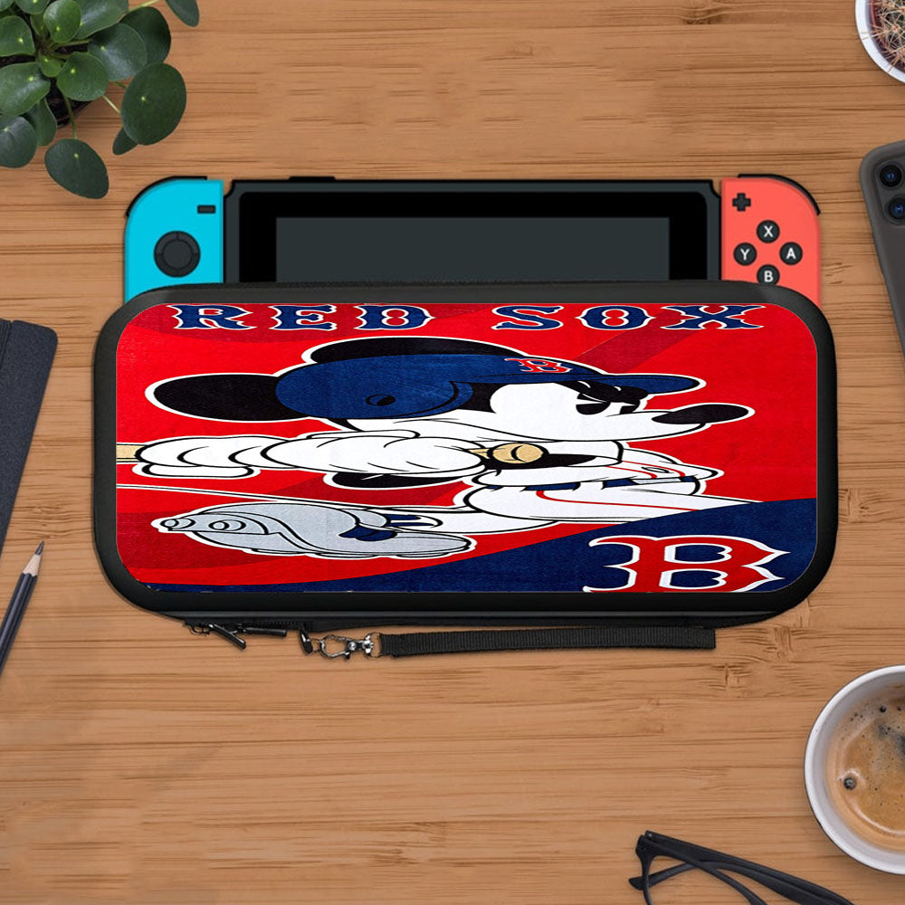 Boston Red Sox Disney Mickey Mouse Mlb Protective Carry Switch Nintendo Switch 2 Case