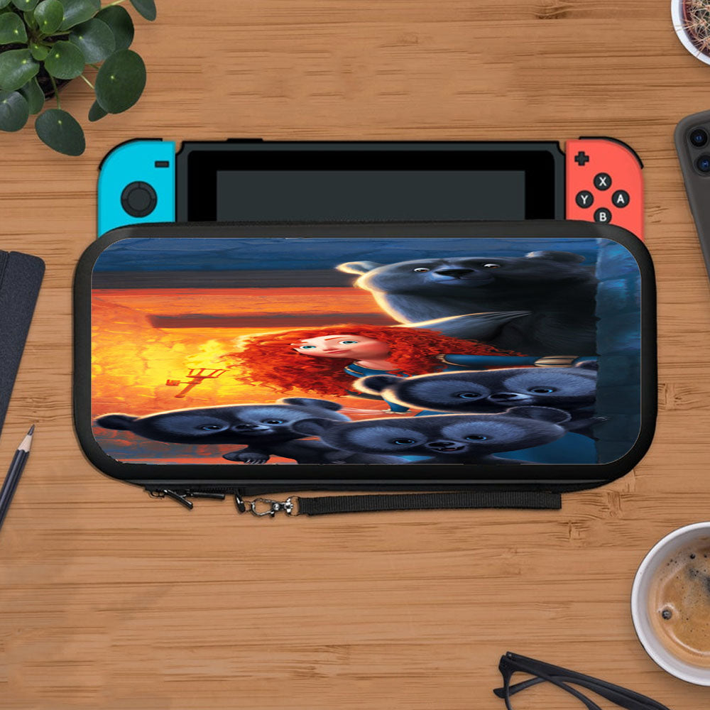 Brave Big Bear And Triplets Bear Protective Carry Switch Nintendo Switch 2 Case
