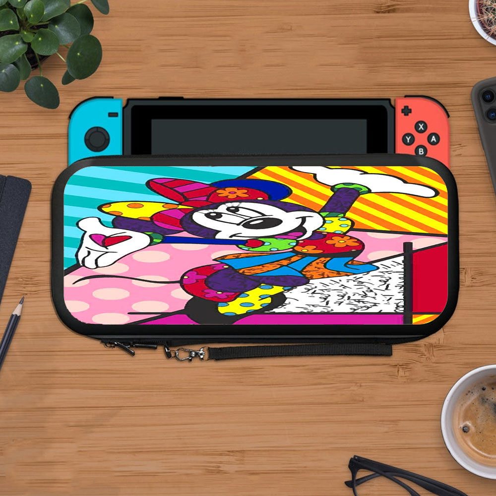Britto Art Minnie Mouse Protective Carry Switch Nintendo Switch 2 Case