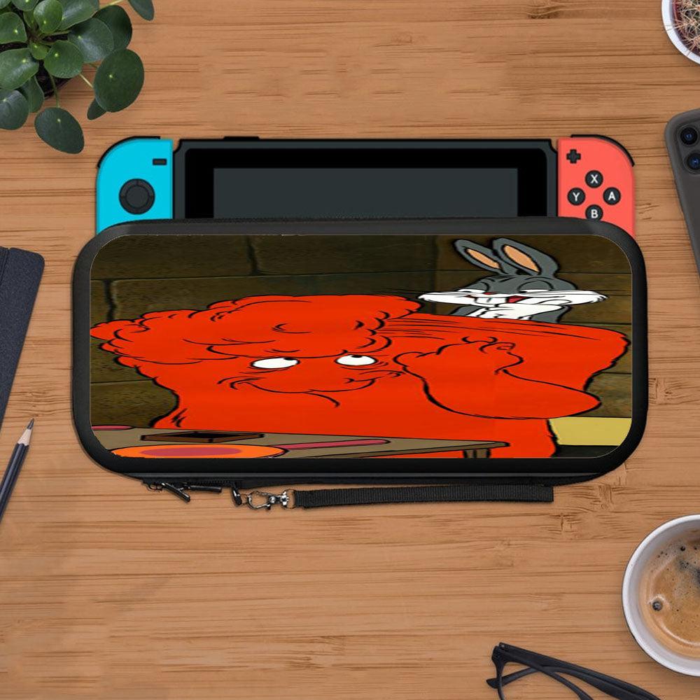 Bugs Bunny And Gossamer Red Protective Carry Switch Nintendo Switch 2 Case