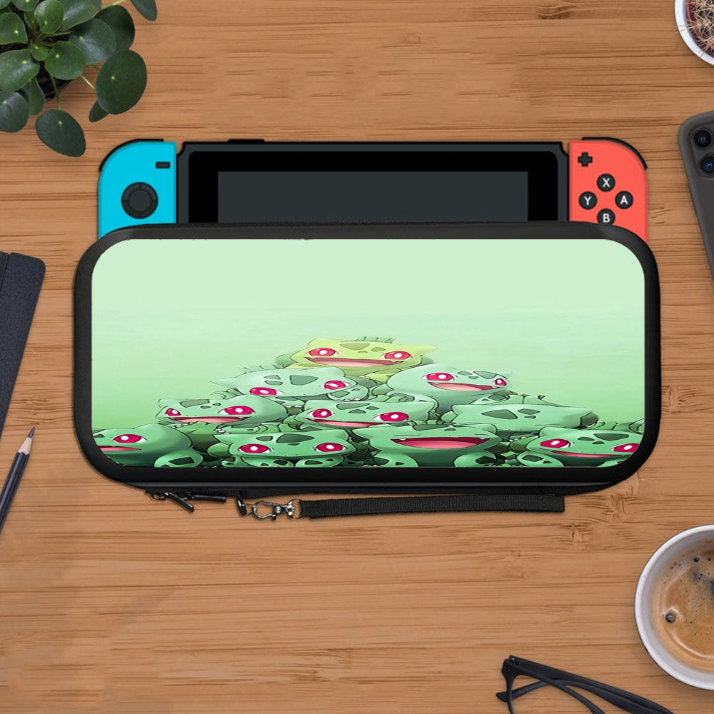 Bulbasaur Pokemon Green Collage Protective Carry Switch Nintendo Switch 2 Case