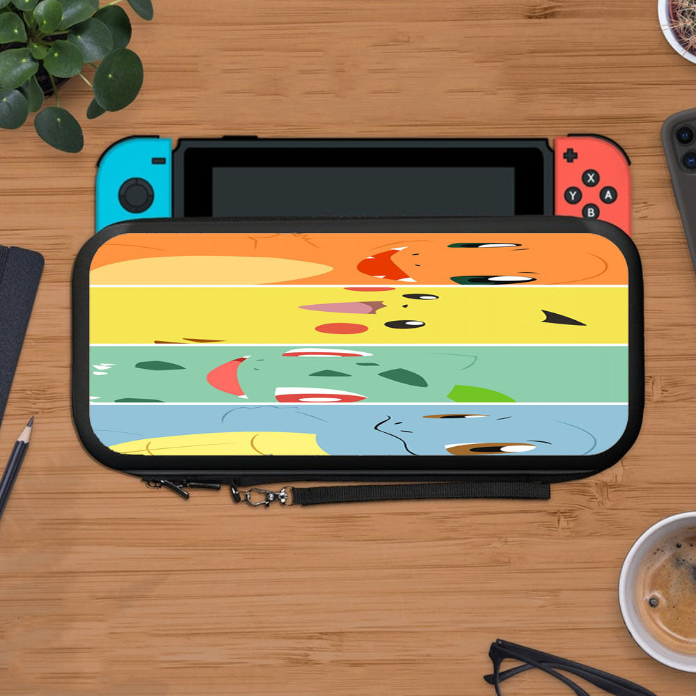 Bulbasaur Squirtle Charmander Pikachu Protective Carry Switch Nintendo Switch 2 Case