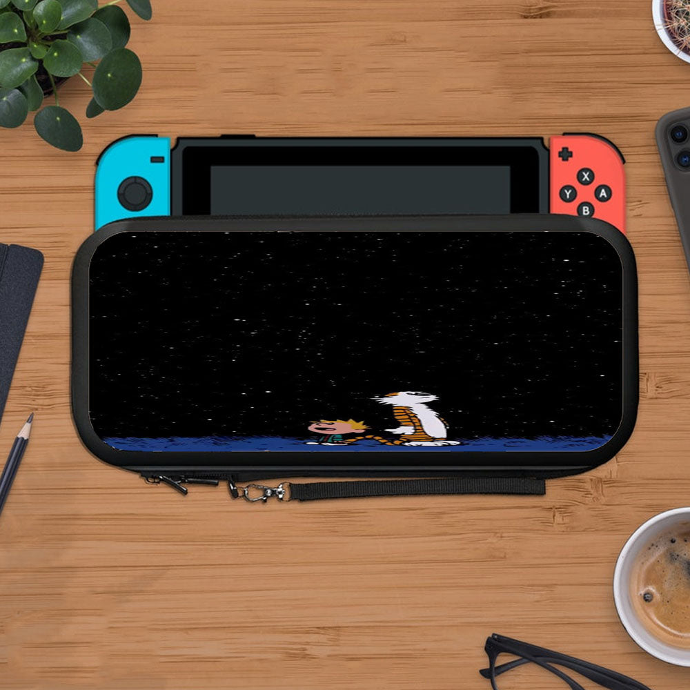 Calvin And Hobbes See The Night Protective Carry Switch Nintendo Switch 2 Case