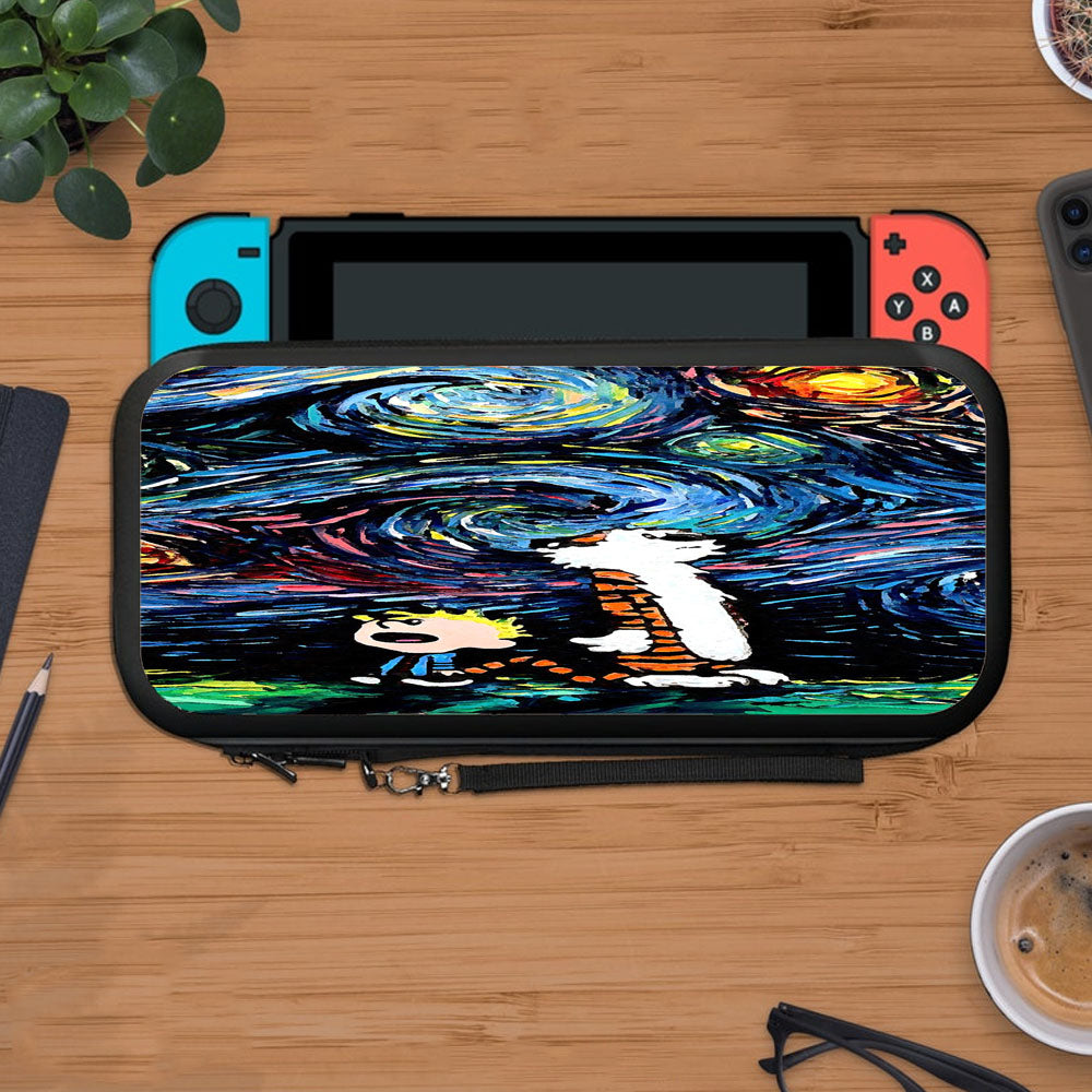 Calvin And Hobbes Starry Night Protective Carry Switch Nintendo Switch 2 Case