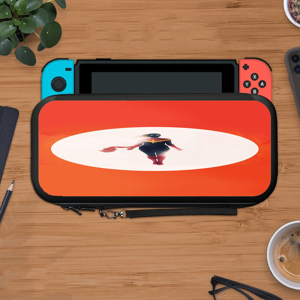Captain Marvel Movie Comics Minimalist Protective Carry Switch Nintendo Switch 2 Case