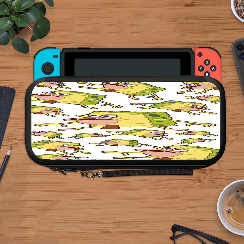 Caveman Spongebob Squarepants Pattern Protective Carry Switch Nintendo Switch 2 Case