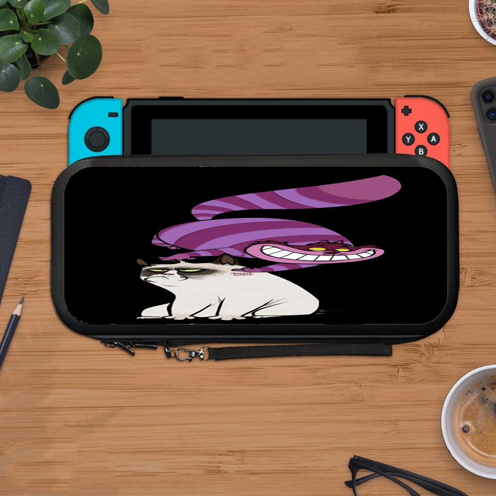 Cheshire Cat And Grumpy Cat Protective Carry Switch Nintendo Switch 2 Case