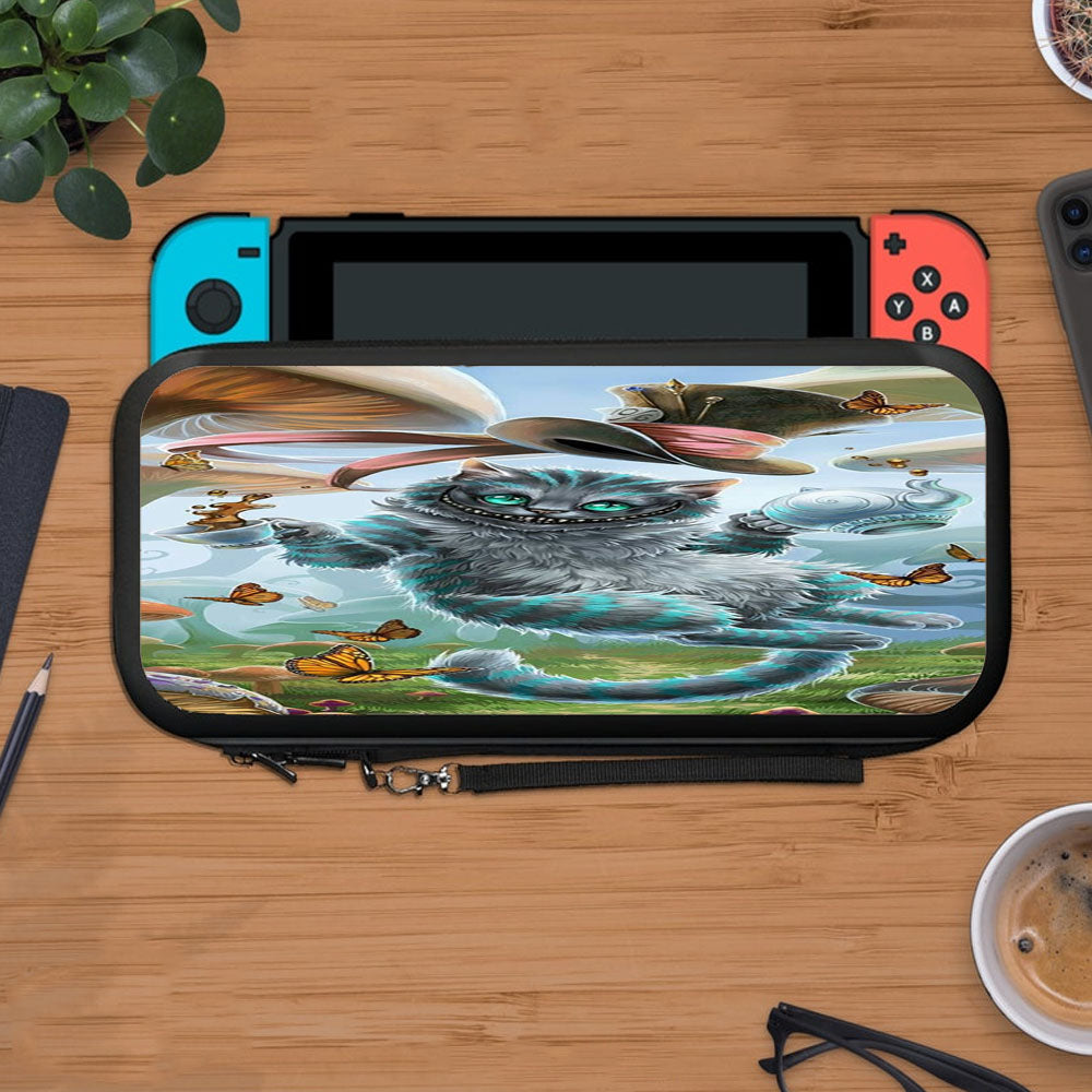 Cheshire Cat Tea Time Protective Carry Switch Nintendo Switch 2 Case