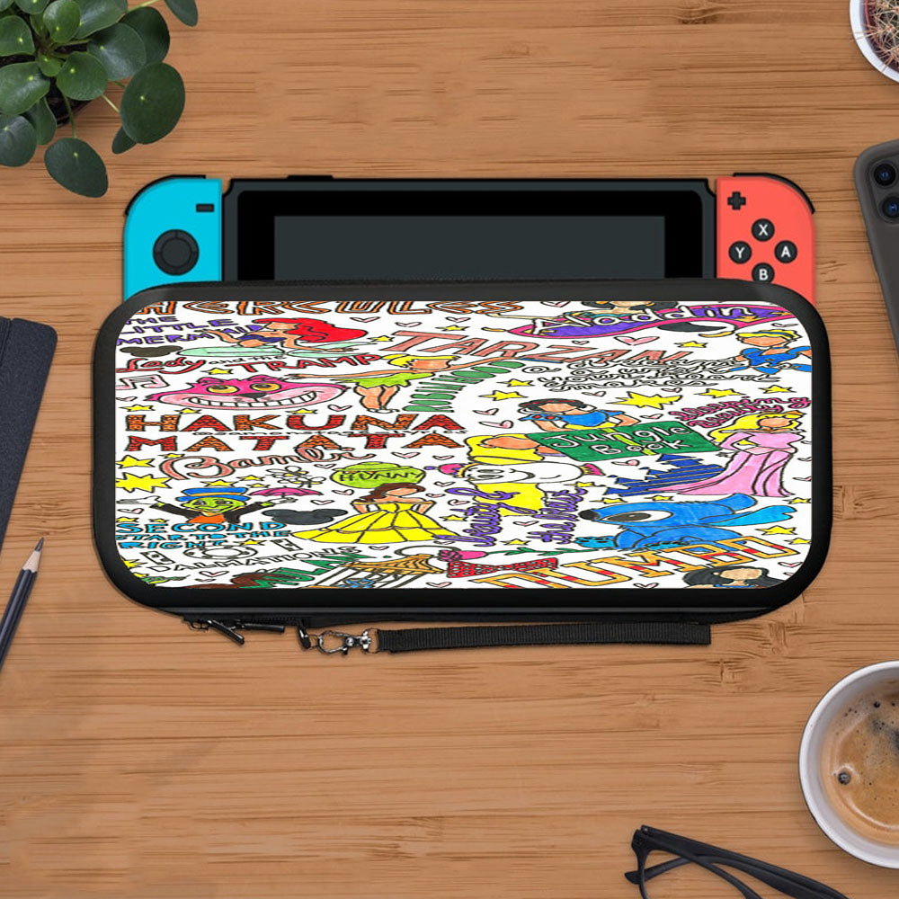 Collage Art Disney Protective Carry Switch Nintendo Switch 2 Case