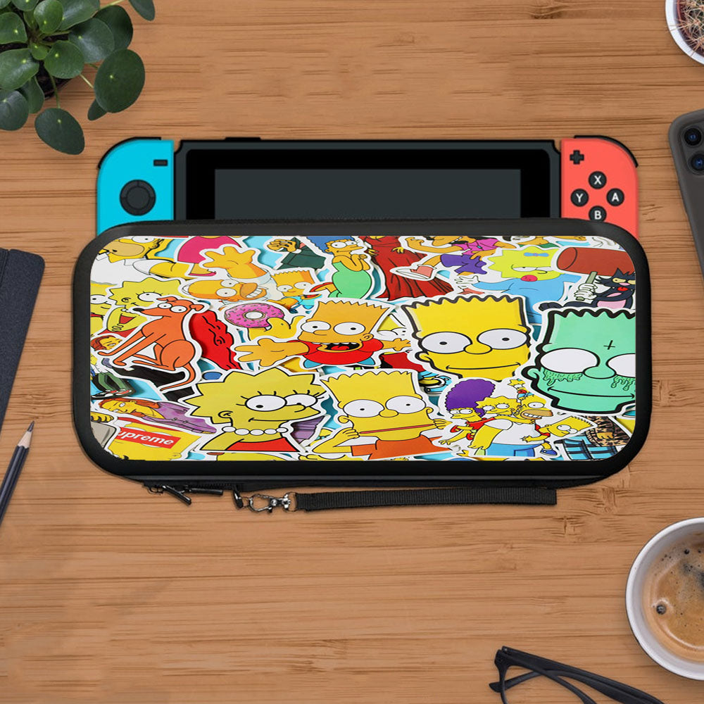 Collection The Simpsons Bart Sticker Protective Carry Switch Nintendo Switch 2 Case