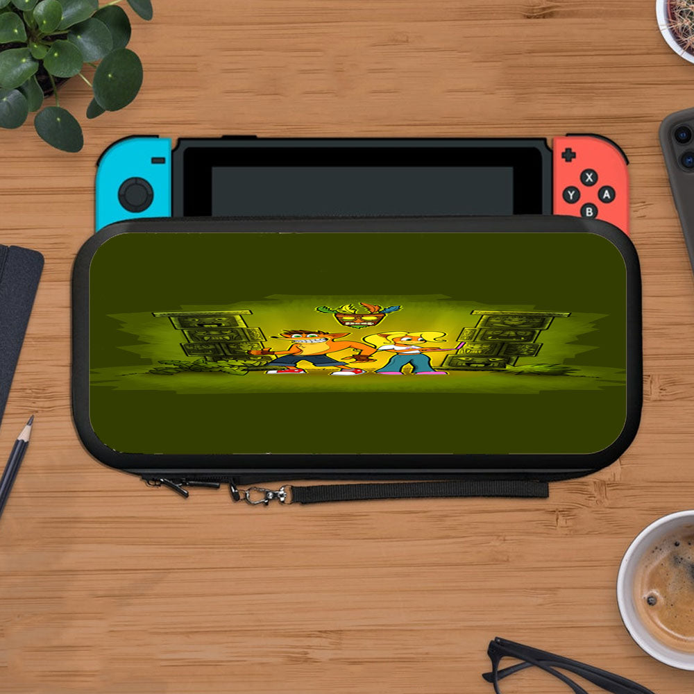 Crash Bandicoot Astec Adventure Protective Carry Switch Nintendo Switch 2 Case