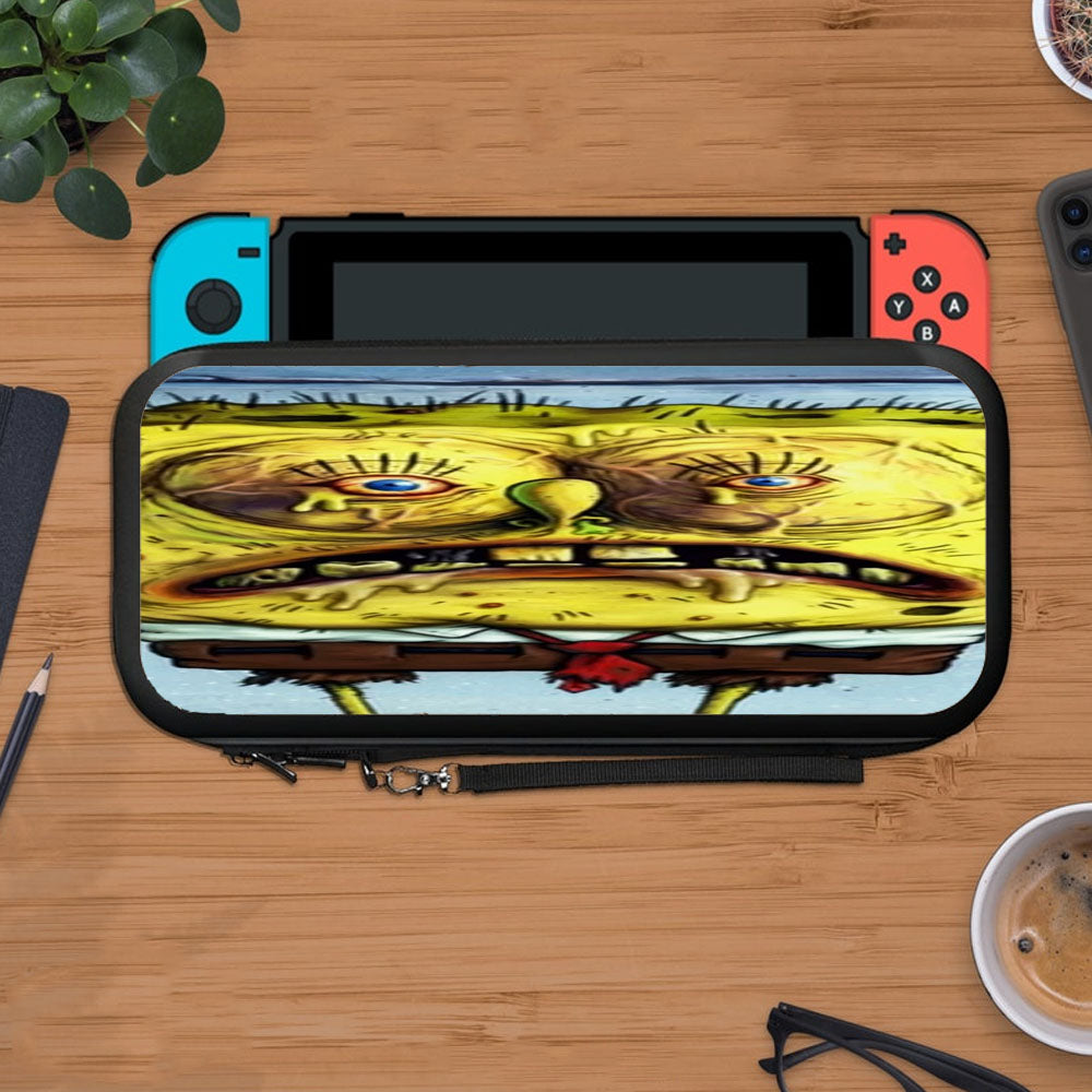 Crazy Spongebob Face Protective Carry Switch Nintendo Switch 2 Case