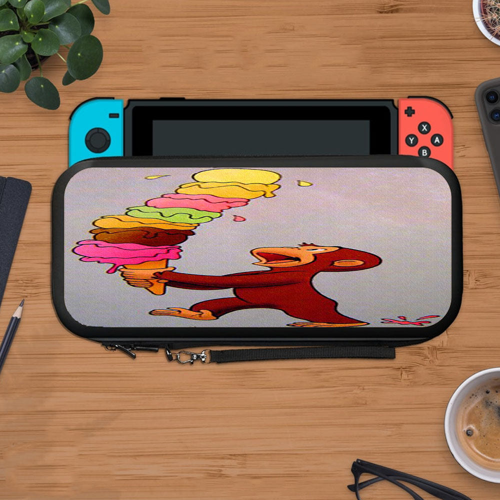 Curious George Ice Cream Protective Carry Switch Nintendo Switch 2 Case