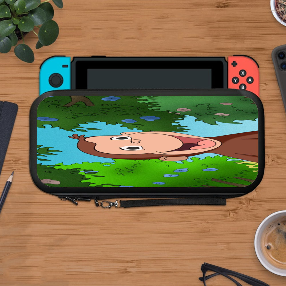 Curious George Smile Face Wallpapers Protective Carry Switch Nintendo Switch 2 Case