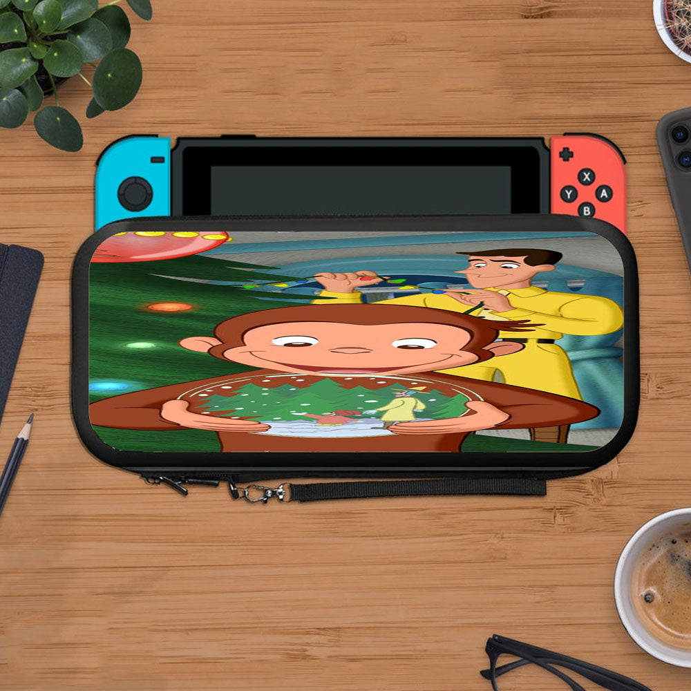 Curious George Xmas Protective Carry Switch Nintendo Switch 2 Case