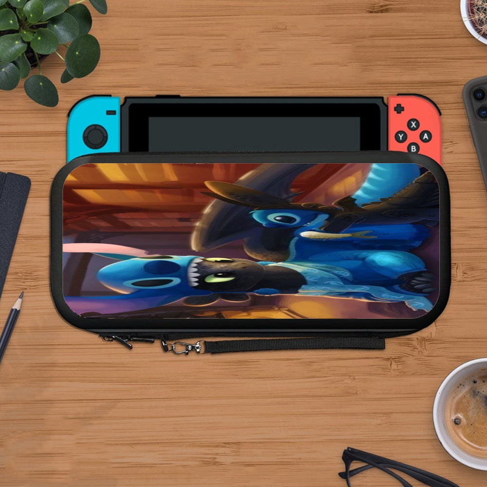 Custom Stitch And Night Fury Protective Carry Switch Nintendo Switch 2 Case